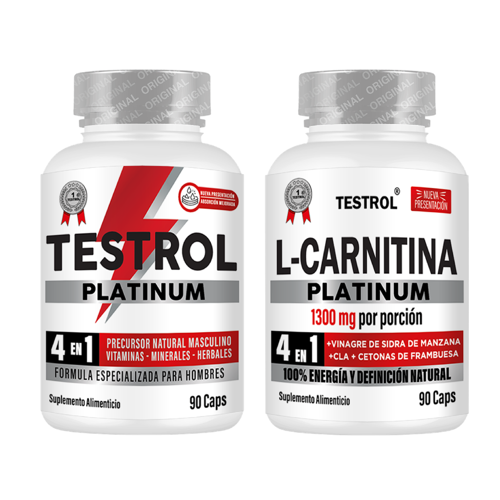 Combo Testrol Platinum + Carnitina Platinum