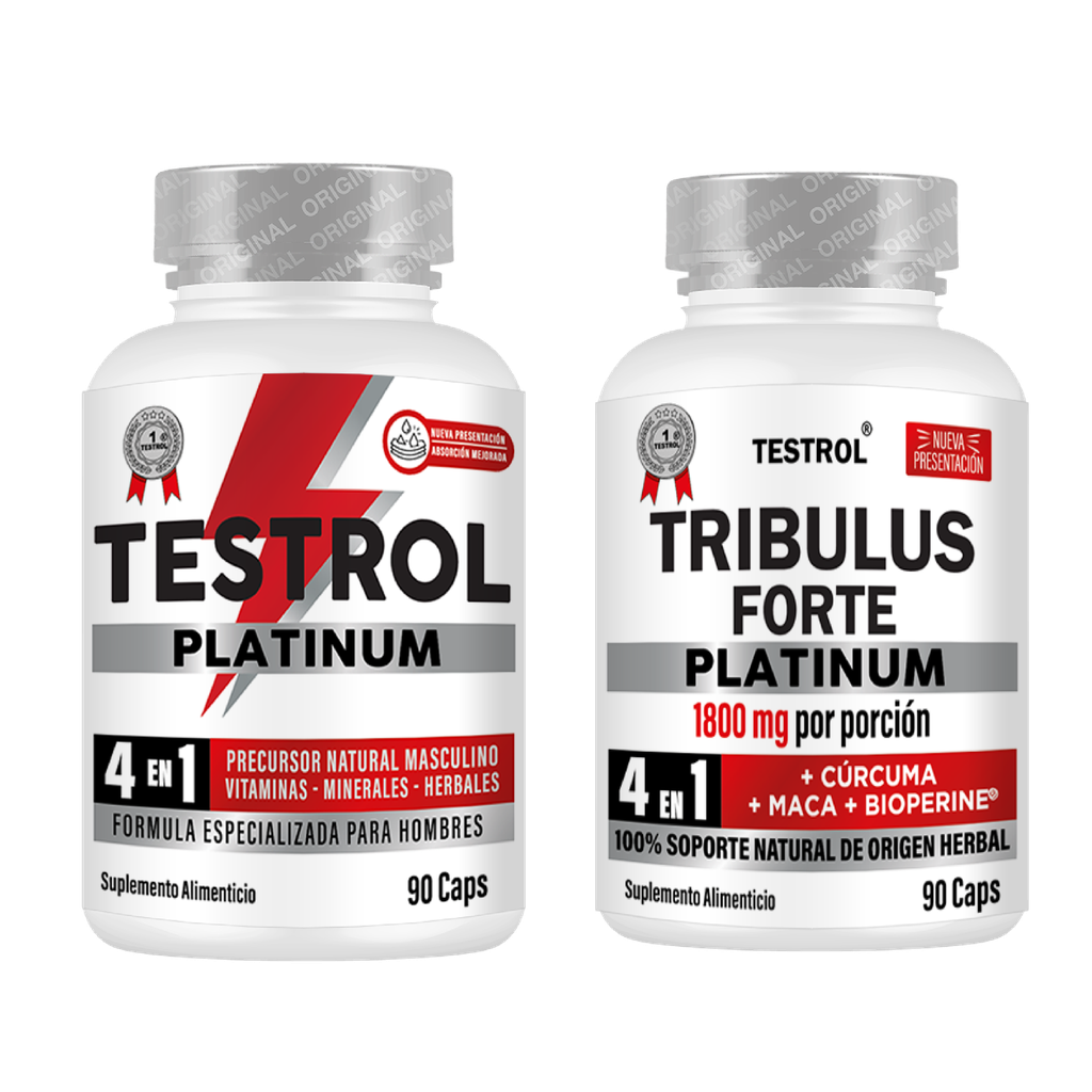 Combo Testrol Platinum + Tribulus Forte