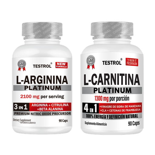 [GF-GYJW-F6PP] Combo Arginina Platinum + Carnitina Platinum